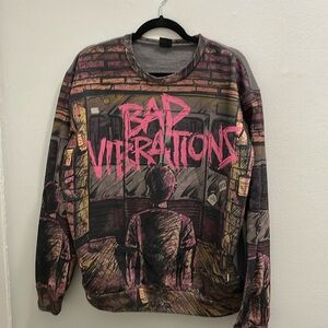 A Day to Remember "Bad Vibrations" Album Cover Art Sweatshirt ADTR